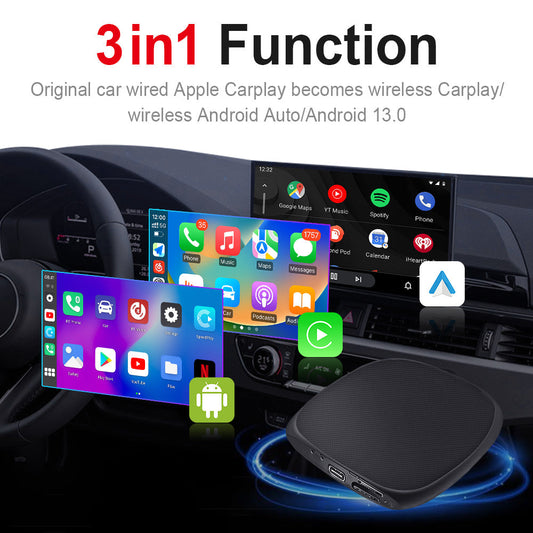 Linkifun™ GT7 Android 13 Smart AI Box Wireless CarPlay/Android Auto Adapter